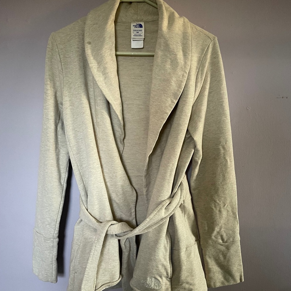 North Face tie waist jacket medium